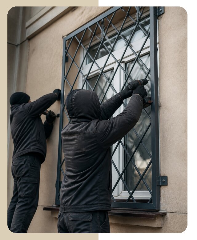 Установка антивандальных решеток на окна в Кореновске